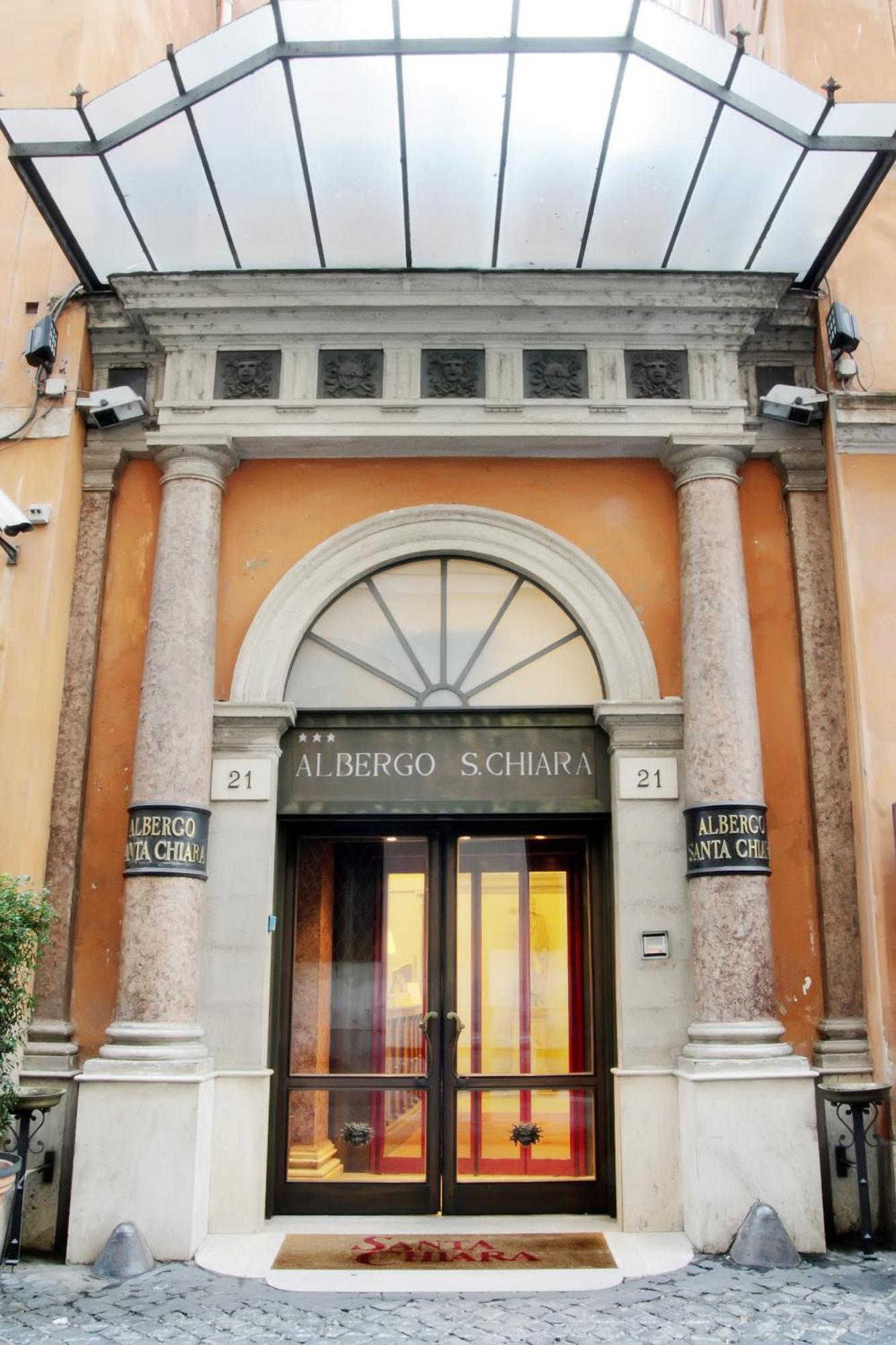 Hotel Albergo Santa Chiara Róma Kültér fotó